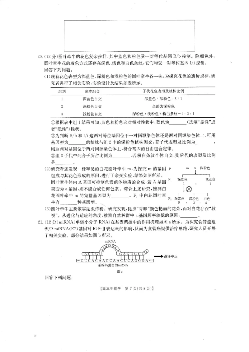 广东省金太阳2026届高三8月开学联考（05C）生物_2025年8月_2508272026届广东金太阳高三8月开学联考（05C）（全科）_2026届广东金太阳高三8月开学联考（05C）生物（含答案）
