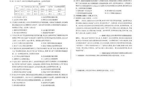 河南省天一大联考2024-2025学年高三上学期1月期末历史_2025年1月_250126河南省天一大联考2024-2025学年高三上学期1月期末试题（全科）