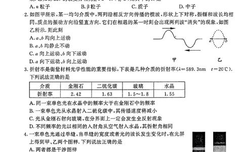 物理试卷南京-盐城2025高三期末调研考试卷_2025年1月_250107江苏省南京市、盐城市2025届高三上学期第一次模拟考试（全科）