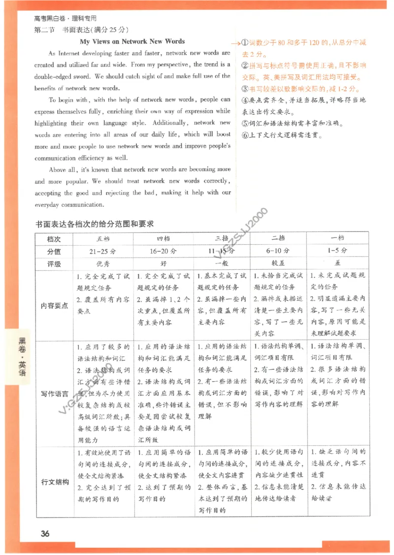 4黑卷答案-英语（全国版）_2023高考押题卷_腾远黑白卷（官方只发售理科及新高考版本）_理科版_2023年《腾远高考黑白卷》英语（全国版）