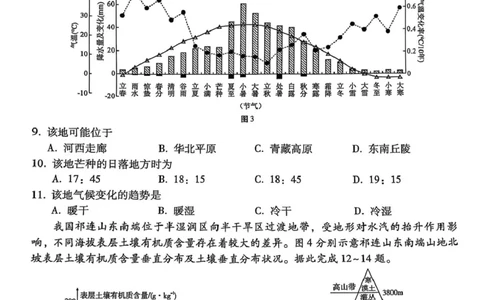 西南名校联盟2025届高三下学期&ldquo;3+3+3&rdquo;高考备考诊断性联考（三）地理_2025年4月_250422西南名校联盟2025届高三下学期&ldquo;3+3+3&rdquo;高考备考诊断性联考（三）（全科）