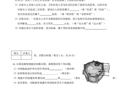 黑龙江省龙东地区2016年中考生物真题试题（含答案）_中考真题_8.生物中考真题2015-2024年_2016年全国中考生物74份