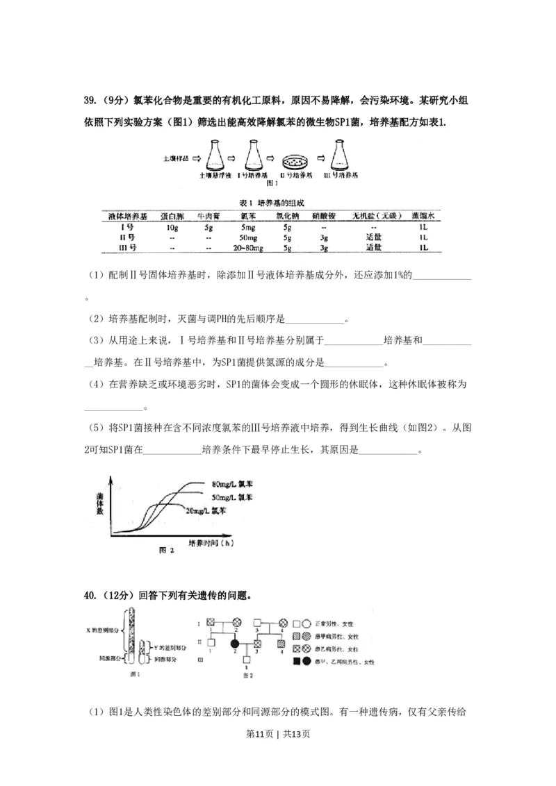 2009年高考生物试卷（上海）（空白卷）_生物历年高考真题_新&middot;PDF版2008-2025&middot;高考生物真题_生物（按省份分类）2008-2025_2008-2022&middot;（上海）生物高考真题