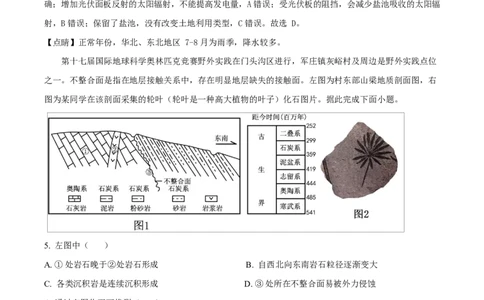 渤海大学附属高级中学2026届高三上学期第一次月考+地理答案_2025年10月_12026年试卷教辅资源等多个文件