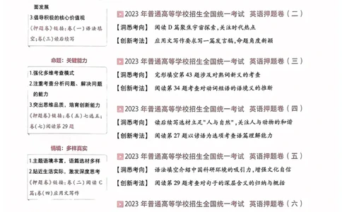 23押题卷丨最后一卷丨新高考英语_2023高考押题卷_2023版天星金考卷最后一卷_新高考版_最后一卷&middot;英语