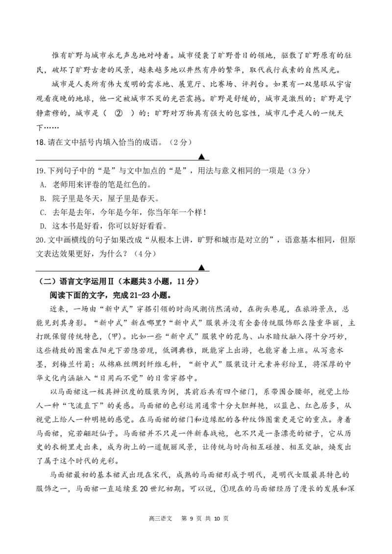 语文试题_2025年3月_250313四川省射洪中学2025届高三下学期3月二模_四川省射洪中学2025届高三下学期3月二模试题语文Word版含答案