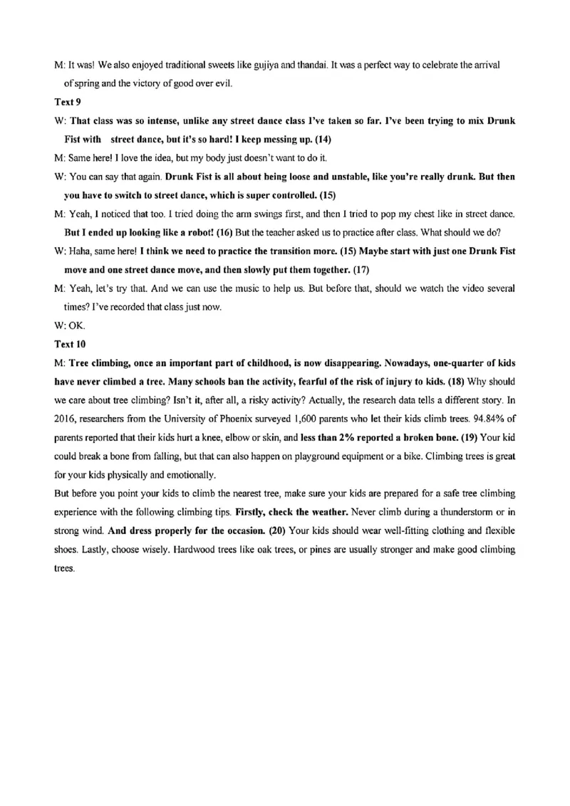 浙江省六校联盟2025届高三下学期5月模拟考试英语答案（图片版）_2025年5月_250526浙江省六校（杭二温中金华一中绍兴一中舟山中学衢州二中）联盟2025届高三5月模拟预测卷（全科）