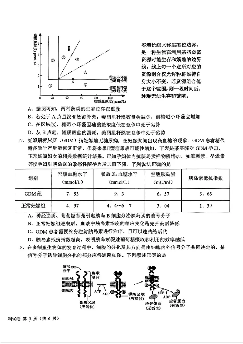 吉林省长春市东北师范大学附属中学等五校2024-2025学年高三上学期期末考试生物+答案_2025年1月_250123吉林省长春市东北师范大学附属中学等五校2024-2025学年高三上学期期末考试