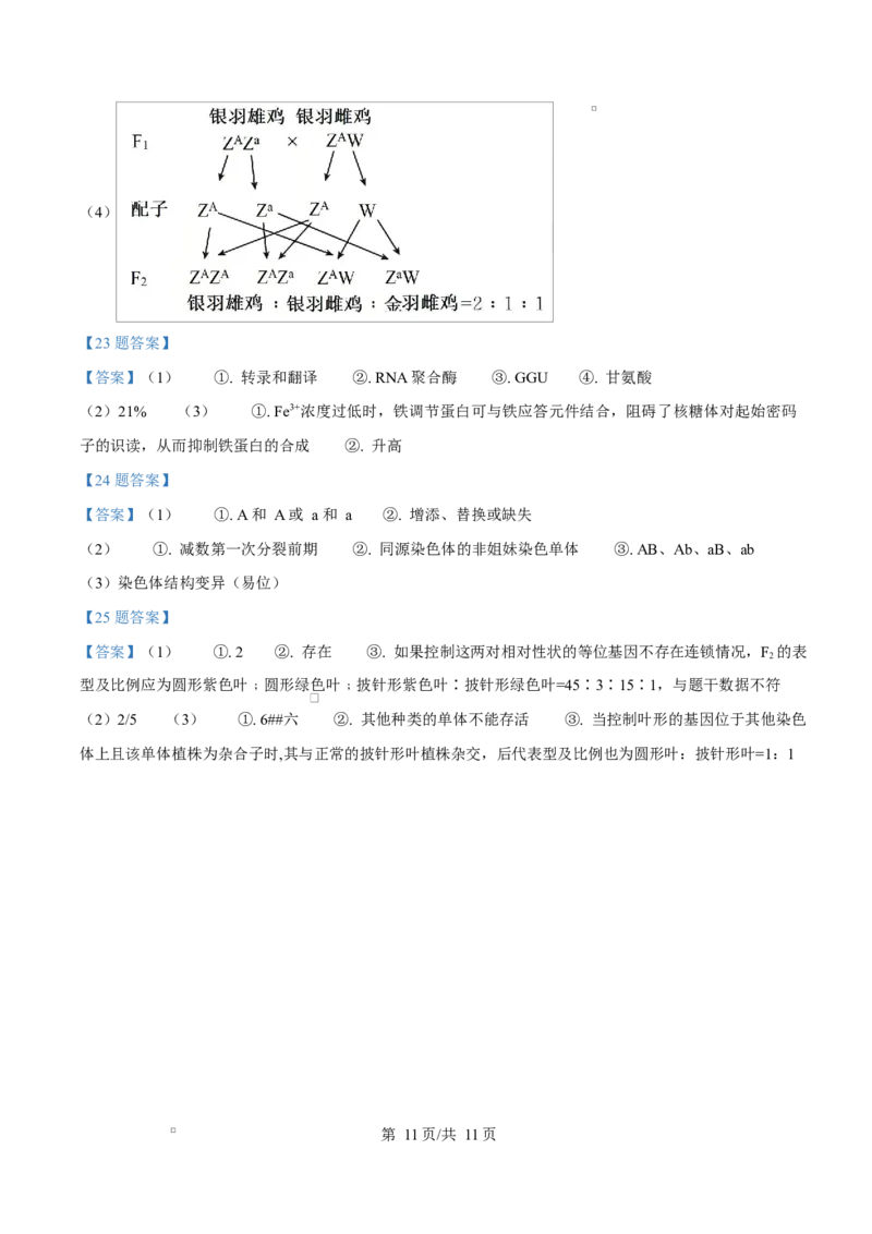 吉林省吉林市第一中学2026届高三上学期第一次质量检测+生物试题（含答案）_2025年10月_12026年试卷教辅资源等多个文件_生物