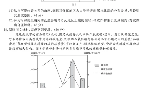 地理江西省2025届高三下学期4月联考（金太阳25-450C）_2025年5月_0502江西省2025届金太阳高三下学期4月联考（25-450C）（全科）