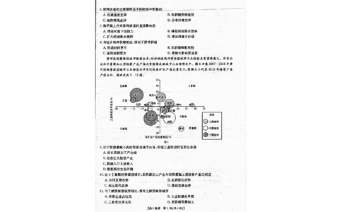广西金太阳部分学校2025-2026学年上学期开学考-地理试卷_2025年8月_250807广西金太阳2025-2026学年上学期开学考（全科）