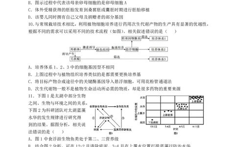 福建省福州第三中学2024-2025学年高三上学期模拟预测生物_2025年1月_250110福建省福州第三中学2024-2025学年高三上学期第七次模拟