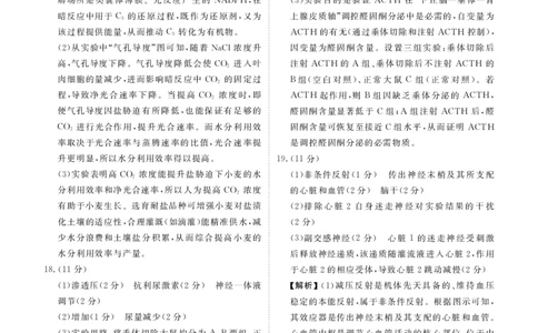 高二生物答案（2025-2026学年度11月份联考）(1)_1多考区联考_251122衡水金卷&middot;2025-2026学年度高二上学期11月份联考（全）