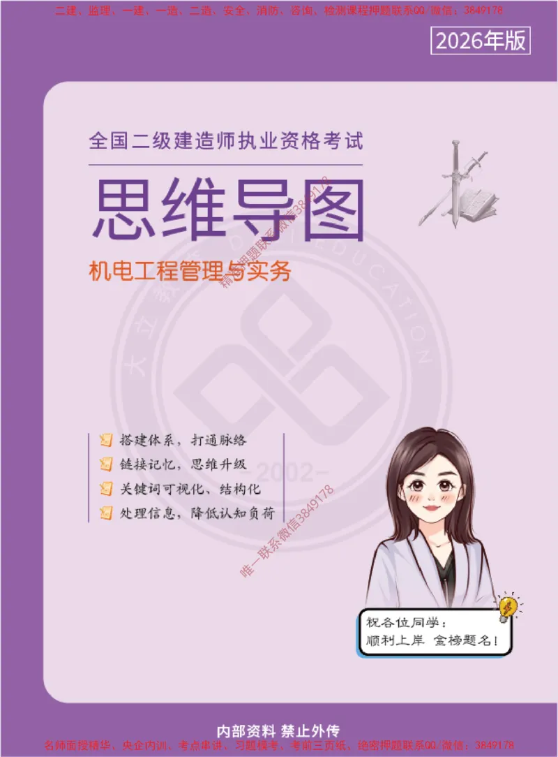 2026年二建《机电工程管理与实务》思维导图_2026二建全科_2026二级建造师（持续更新）看这里_2026二建机电SVIP_01-精华文档✿电子教材✿历年真题