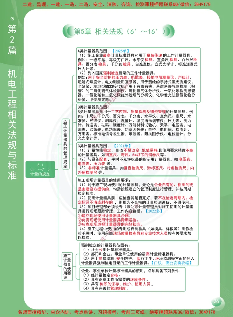 2026年二建《机电工程管理与实务》思维导图_2026二建全科_2026二级建造师（持续更新）看这里_2026二建机电SVIP_01-精华文档✿电子教材✿历年真题