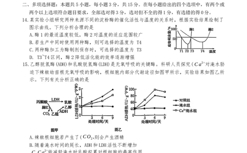 河北省金太阳2025-2026学年高三上学期9月联考生物试卷（含答案）_2025年9月_250925河北省金太阳2025-2026学年高三上学期9月联考（全科）