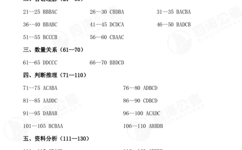 四海2024下半年套题一期班答案--行测1_2026考公资料_花生十三合集_套题班2025花生行测+飞扬申论套题⭐⭐_行测套题2025花生十三国考套卷班一期_常识解析+套题答案
