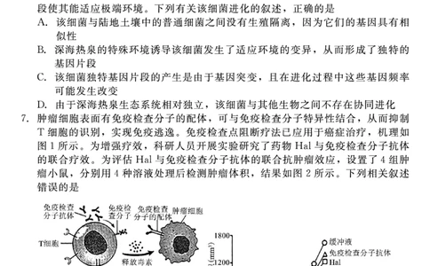 生物_2025年4月_250427河北省NT20名校联合体高三年级第二次调研考试（全科）_NT20名校联合体高三年级第二次调研考试生物