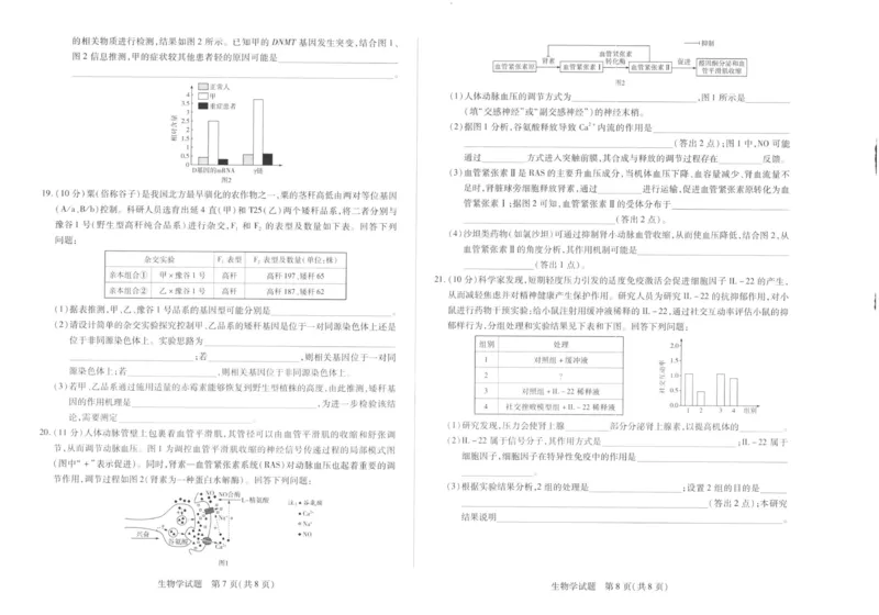 生物_2025年11月_251127山西省2025-2026学年（上）高三年级天一小高考（一）（全科）_山西省2025-2026学年（上）高三年级天一小高考（一）生物
