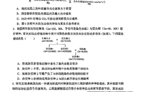 天津市河东区2024-2025学年高三上学期期末质量检测生物+答案_2025年1月_250113天津市河东区2024-2025学年高三上学期期末质量检测（全科）