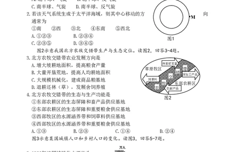 2008年高考地理试卷（四川）（空白卷）_地理历年高考真题_新&middot;PDF版2008-2025&middot;高考地理真题_地理（按年份分类）2008-2025_2008&middot;地理高考真题