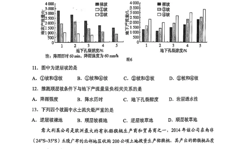 山东省实验中学2025届高三第一次模拟考试地理_2025年5月_250511山东省实验中学2025届高三第一次模拟考试（全科）