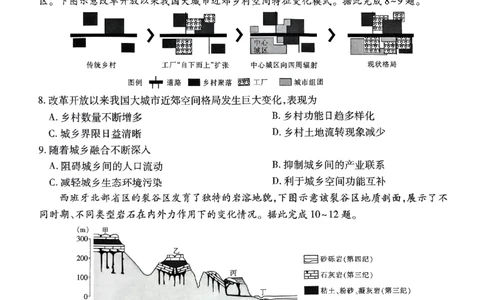江西省上进联考2025届高三年级5月联合测评地理_2025年5月_250511江西省稳派上进联考2025届高三年级5月联合测评（全科）