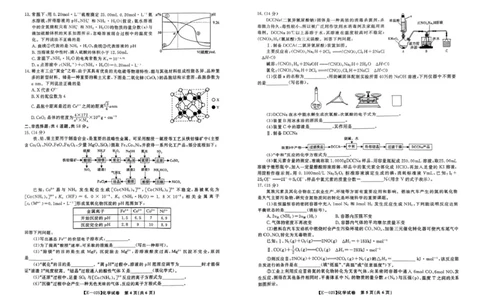 江西九江市十校联考2025届高三下学期2月月考化学试题+答案_2025年2月_250210江西省九江十校2025届高三2月开学联考