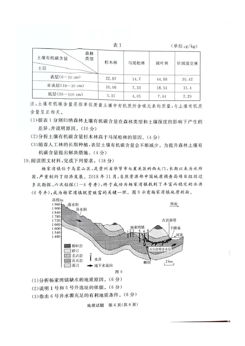 河北省承德、张家口市2025届高三下学期统一模拟考试（一）地理试题（含答案）_2025年3月_250313河北省承德、张家口市2025届高三下学期统一模拟考试（一）（全科）