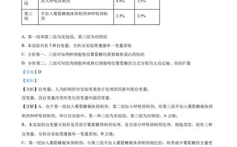 树德中学高2023级高三上开学考试+生物答案_2025年9月_250903四川省成都市树德中学高2023级高三上开学考试（全科）_四川省成都市树德中学高2023级高三上开学考试生物
