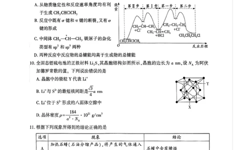 贵州省黔南布依族苗族自治州2025届高三年级第三次模拟考试化学_2025年4月_250418贵州省黔南布依族苗族自治州2025届高三年级第三次模拟考试（全科）