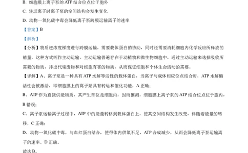 广东省深圳市高级中学高中园2025届高三下学期第一次模拟考试生物答案_2025年3月_250325广东省深圳市高级中学高中园2025届高三下学期第一次模拟考试