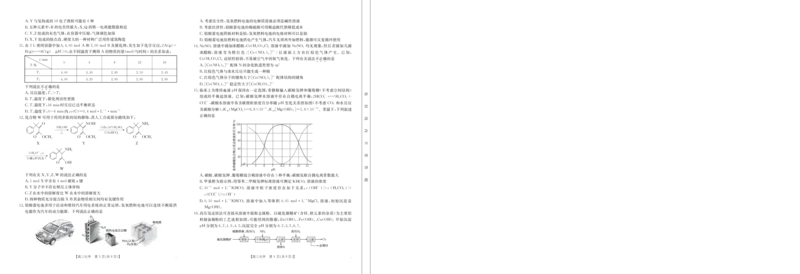 浙江省金色阳光2024-2025学年高三下学期2月适应性考试化学+答案_2025年2月_250223浙江省金色阳光2024-2025学年高三下学期2月适应性考试（全科）