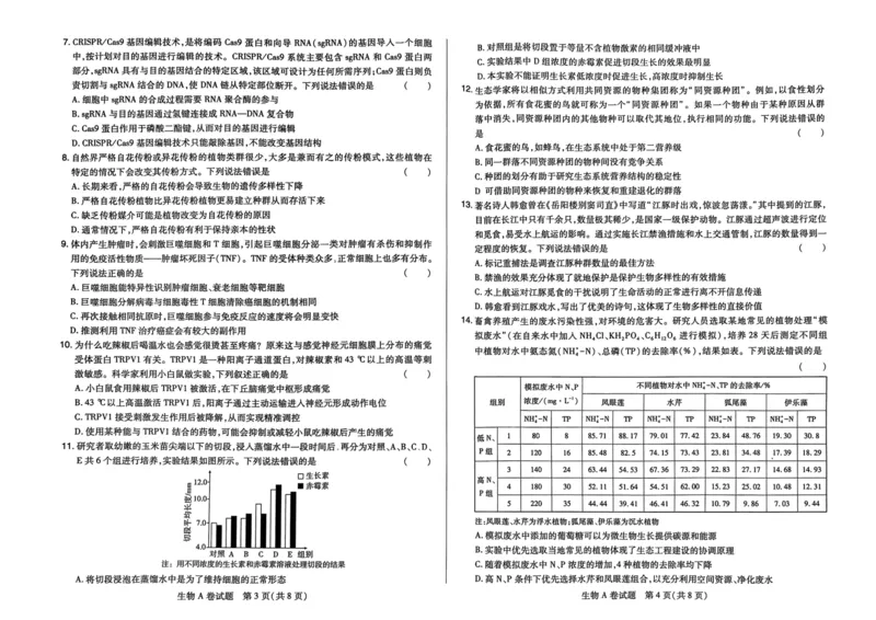 A卷选科_2023高考押题卷_2023高考快递临考（新高考）