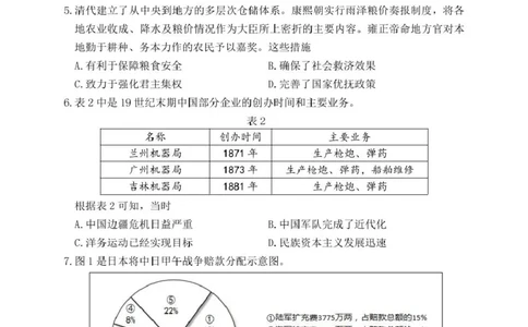 辽宁省丹东市2025届高三下学期3月总复习质量测试（一）历史含答案_2025年4月_250402辽宁省丹东市2025届高三下学期3月总复习质量测试（一）（全科）