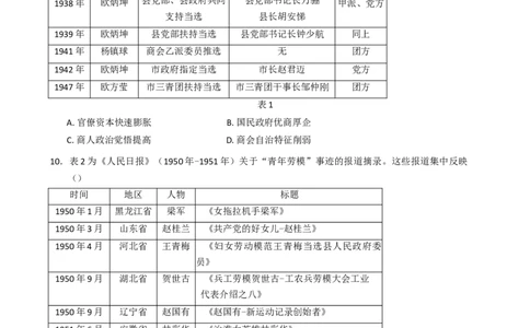 湖南省常德市2025届高三下学期模拟考试（二模）历史试题（含答案）_2025年4月_250401湖南省常德市2025届高三下学期模拟考试（二模）（全科）
