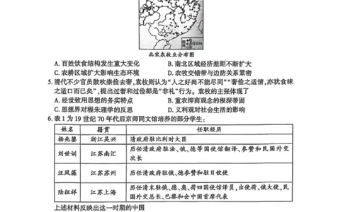 历史试卷_2025年2月_250228武汉市2025届高中毕业生二月调研考试（全科）_武汉市2025届高中毕业生二月调研考试历史