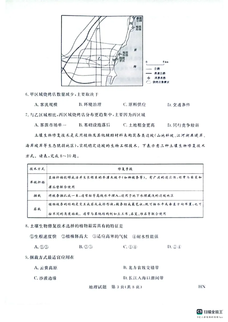 河南省金科新未来2025届高三4月一模考试地理_2025年4月_2504122025届河南省金科新未来联考高三下学期4月模拟预测（全科）_2025届河南省金科新未来联考高三下学期4月模拟预测地理