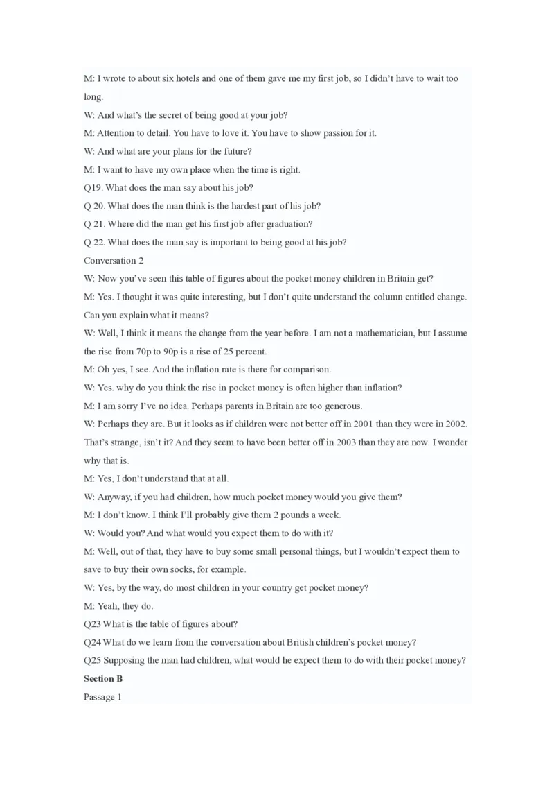 2010年6月大学英语四级考试真题解析听力原文_英语四六级整合_英语四六级真题版本二此版为主此文件夹会持续更新_四级真题_1.四级真题+答案解析+听力音频(1989-2025)_2010年6月CET4