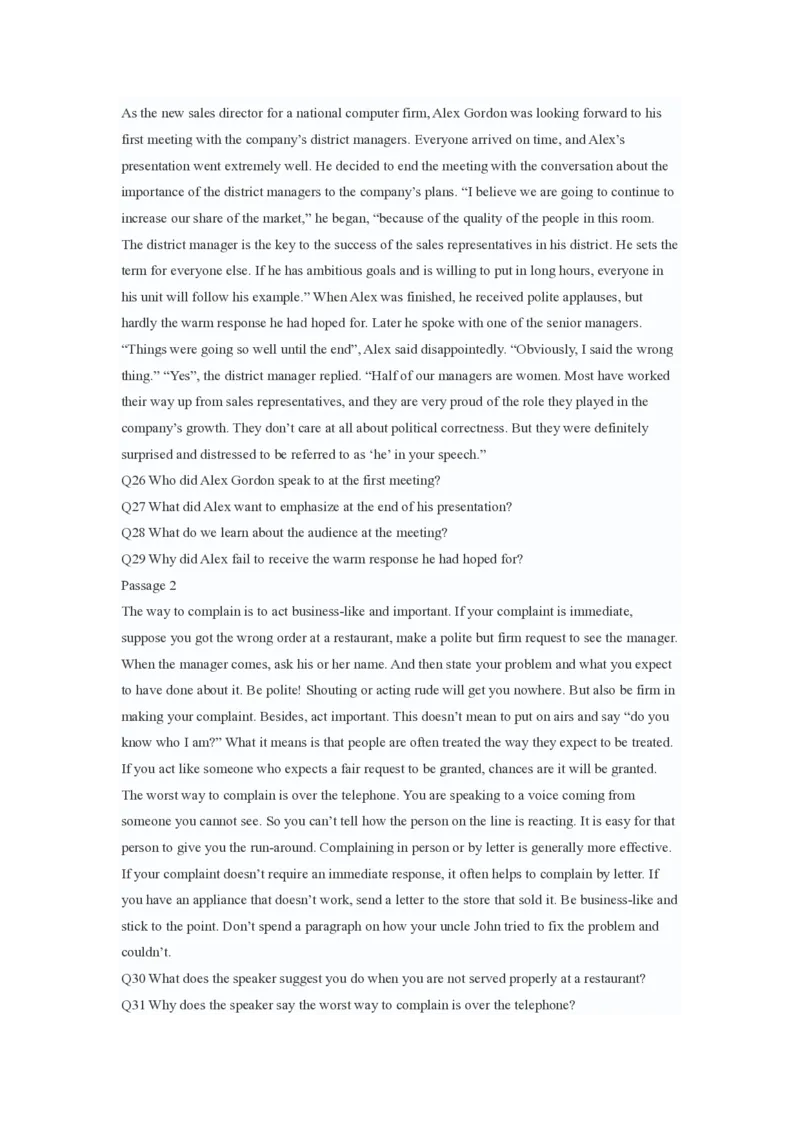 2010年6月大学英语四级考试真题解析听力原文_英语四六级整合_英语四六级真题版本二此版为主此文件夹会持续更新_四级真题_1.四级真题+答案解析+听力音频(1989-2025)_2010年6月CET4