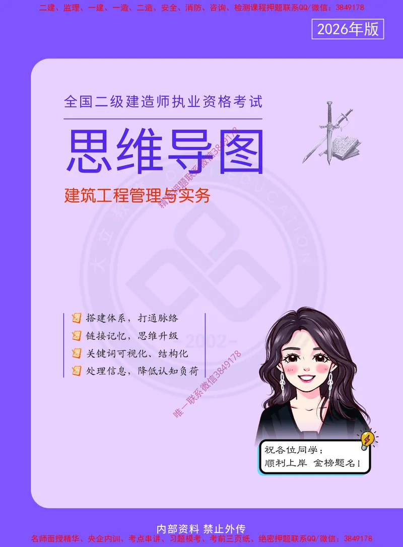 2026年二建《建筑工程管理与实务》思维导图_2026二建全科_2026二级建造师（持续更新）看这里_2026二建建筑SVIP_01-精华文档✿电子教材✿历年真题