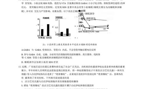 湖南省九校联盟2026届高三上学期9月第一次联考生物试题（含答案）_2025年10月_251001湖南九校联盟2026届高三上学期9月第一次联考（全科）