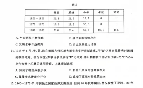 历史试题_2025年1月_250108山东省济宁市2024-2025学年高三上学期1月期末考试（全科）_山东省济宁市2024-2025学年高三上学期1月期末考试历史