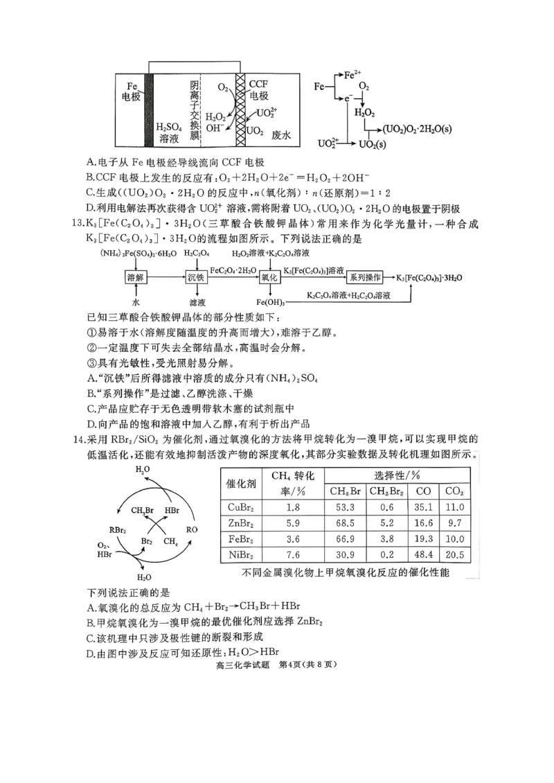 山东省枣庄市滕州市2025-2026学年高三上学期11月期中考试化学试题_2025年11月_251123山东省枣庄市滕州市2025-2026学年高三上学期期中（全科）