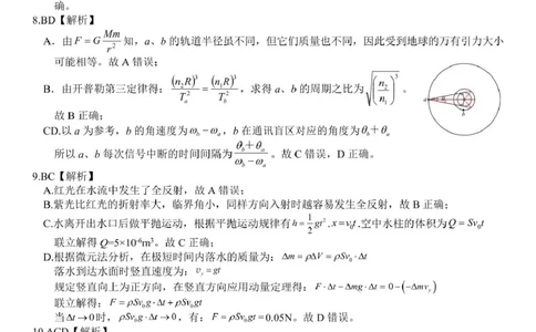 物理答案（终稿）_2025年4月_250417湖南省岳阳市2025届高三教学质量监测（二）（全科）_湖南省岳阳市2025届高三下学期教学质量监测（二）物理