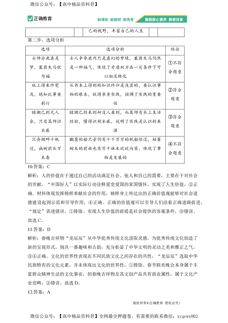 2024届明日之星高考政治精英模拟卷安徽版_2024高考押题卷_72024正确教育全系列_2024明日之星全系列_（新高考）2024《明日之星&middot;高考精英模拟卷》（九科全）各一套