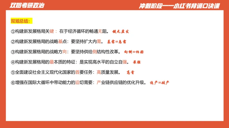 口诀带背&mdash;新思想2_2026考公资料_（49）政治理论合集_政治理论合集_2025考研政治_14.双姐_05.小红书口诀带背_03.新思想带背_相关资料