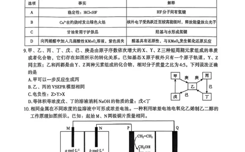 江西省南昌市零模2026届高三上学期九月测试化学试卷（含答案）_2025年9月_250917江西省南昌市零模2026届高三上学期九月测试（全科）
