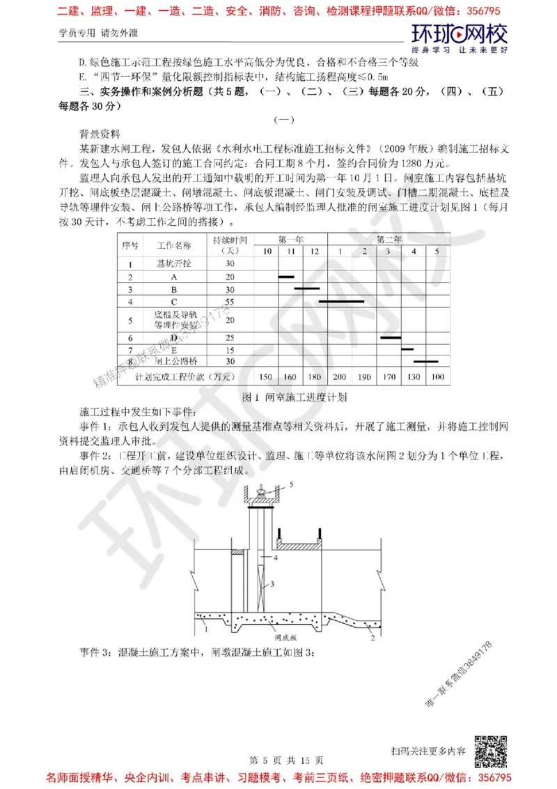 2025环球网校一级建造师《水利水电工程管理与实务》临考点睛卷_2026年一级建造师_2026年一建水利_2025年一建水利SVIP_05-考前密训✿央企特训✿机构普押
