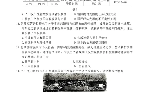 湖南省益阳市2024-2025学年高三期末考试历史试卷_2025年1月_250120湖南益阳市2024-2025学年高三上学期期末考试_历史